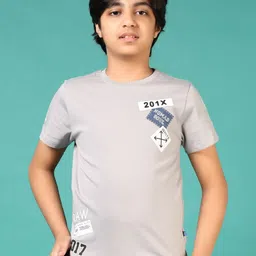 V-Mart Boys Printed Applique T-shirt-picture-11