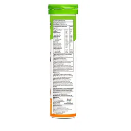 OZiva Set Of 2 Bioactive Gluta Effervescent Tablets Orange Zing-15 Tablet Each image 2