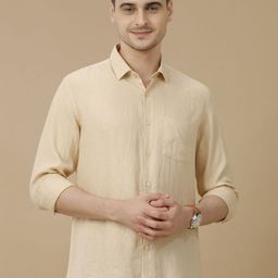Linen Club Men Contemporary Slim Fit Opaque Casual Shirt-image-31
