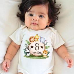 YK Infants Eight Month Jungle Printed Cotton Bodysuit-picture-29