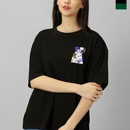 Kushi Flyer Women 2 V-Neck Drop-Shoulder Sleeves Pockets T-shirt-image-83