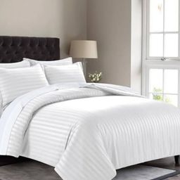 Myntra Elegant Homes White Striped 350 TC Bedsheet with 2 Pillow Covers-picture-7