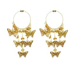 SBP Fashion Set of 2 Golden Toned Mini Kaleeras With Butterfly Charms-image-40