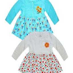 KidzzCart Floral Print Fit & Flare Dress-39
