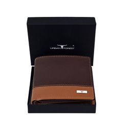 URBAN FOREST Men Colourblocked Leather Two Fold Wallet-image-46