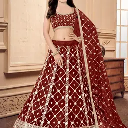 F Plus Fashion Multi Net Lehenga Choli-picture-10