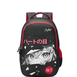 Skybags Kyro 03 Peekaboo Unisex Kids Black Graphic Printed Backpack-38