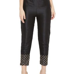 PINOVO Women Embroidered Easy Wash Cotton Regular Trousers-picture-14