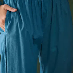 Sangria Striped Sequence Kurta & Trouser With Dupatta image 3