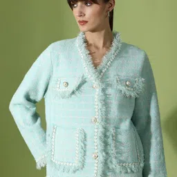 KALINI Self-Design Long Sleeves Coat-picture-33