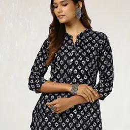 Soch Mandarin Collar Printed Tunic-image-95