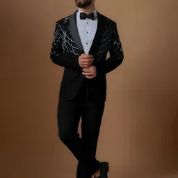 sven suits Embroidered Tuxedo Two-Piece Suit-picture-26