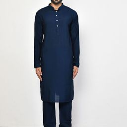Arihant Rai Sinha Men Regular Pure Cotton Kurta with Churidar-image-38