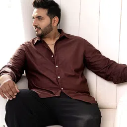 Instafab Plus Men Comfort Opaque Casual Shirt-image-96