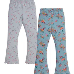 JusCubs Girls Pack Of 2 Printed Anklet-Length Leggings-image-40