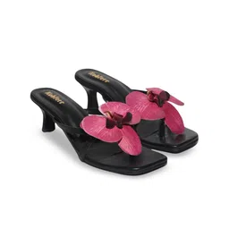 Koblerr Orchid Flower Kitten Heels-34