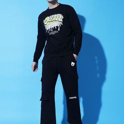 GRIFFEL Printed Round Neck Tracksuits-picture-20