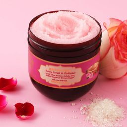 RYLLZ ESSENTIALS British Rose Body Scrub & Polisher - 200 ml-50