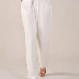 AND Women Regular Fit Mid-Rise Regular Trousers-image-94