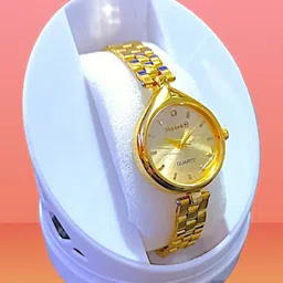 Skylark Women Dial & Bracelet Style Straps Analogue Multi Function Watch Girl_Gold_4545-image-1