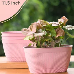 eha 4-Pcs Pink UV Protected Planters-20