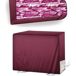 The Furnishing Tree Maroon Plastic Air Conditioner Cover-image-81