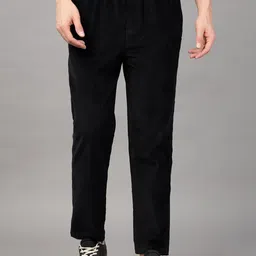 Hancock Men Pure Cotton Relaxed Easy Wash Regular Trousers-image-19
