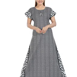 NIGHTY KING Striped Maxi Nightdress-picture-39