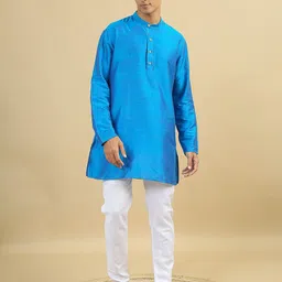 TATTVA Men Thread Work Kurta-image-72