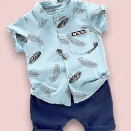 WINSWORLD ENTERPRISE Boys Printed Shirt with Shorts-picture-47