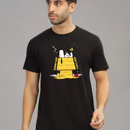 INDISSH Men Graphic Printed Round Neck Cotton T-shirt-picture-32