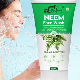 riffway Set Of 3 Neem Face Wash For Clear & Glowing Skin - 200 ml Each image 2
