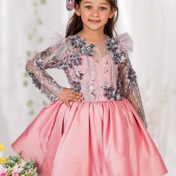 TOPLOVE Floral Print Satin Fit & Flare Dress-image-33