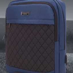 Kenneth Cole Unisex Colourblocked Backpack with USB Charging Port-21