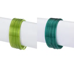 1ST TIME Set Of 24 Green Alloy Bangles-picture-33
