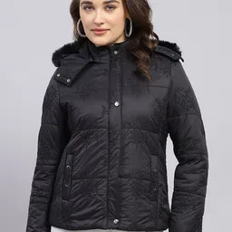 Monte Carlo Women Hooded Solid Casual Padded Jacket-10