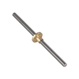 1000mm Trapezoidal Lead Screw 4 Start Lead Screw 8mm Thread 2mm Pitch Lead Screw With Copper Nut 8mm thread 2mm Pitch Lead Screw For 3D Printer Precision 1000mm Lead Screw With Copper Nut High-Quality Trapezoidal Lead Screw For CNC machine -RS31941000mm Trapezoidal Lead Screw 4 Start Lead Screw 8mm Thread 2mm Pitch Lead Screw With Copper Nut 8mm thread 2mm Pitch Lead Screw For 3D Printer Precision 1000mm Lead Screw With Copper Nut High-Quality Trapezoidal Lead Screw For CNC machine -RS3194-26