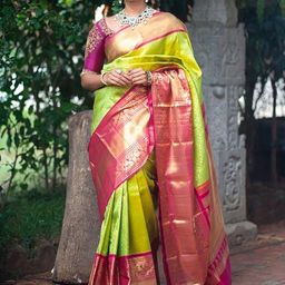 AMRUTKALA SAREES Woven Design Zari Banarasi Saree-picture-27
