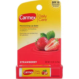 CARMEX Daily Care Strawberry Lip Balm - 4.25 g-image-10