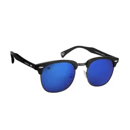 Walrus Men Wayfarer Sunglasses with Polarised and UV Protected Lens WSGM-MCHL-030202-11