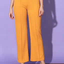 DIMPY GARMENTS Women Comfort High-Rise Pleated Trousers-image-28