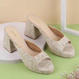 Mochi Embellished Block Mules-24