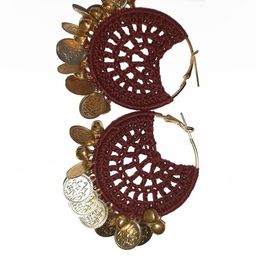 My Little Princess Circular Drop Earrings-image-12