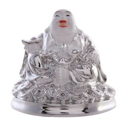 Webelkart Grey Textured Fengshui Laughing Buddha Showpiece-image-9