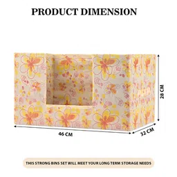 Aura Cream-Coloured Set of 2 Regular Drawer Organiser Organisers image 5