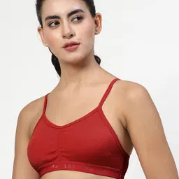 LILY Stropsyliad Pack Of 3 Full Coverage Non Padded Seamless Running Sports Bra image 3