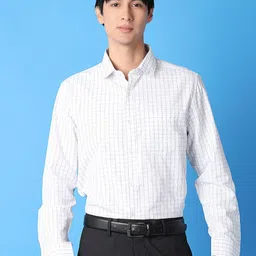 V-Mart Men Classic Opaque Checked Casual Shirt-image-31
