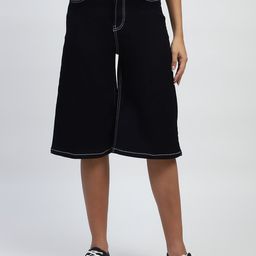 Global Republic Women Smart Loose Fit High-Rise Easy Wash Culottes Trousers-image-57
