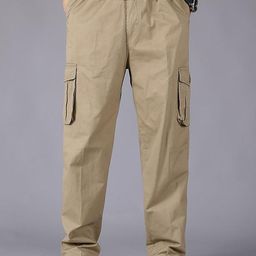 StyleCast x Revolte Men Regular Fit Mid-Rise Cargos Trousers-picture-6