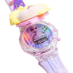 SWADESI STUFF Unisex Kids Printed Dial & Straps Digital Multi Function Automatic Watch 3D PRINCESS image 4